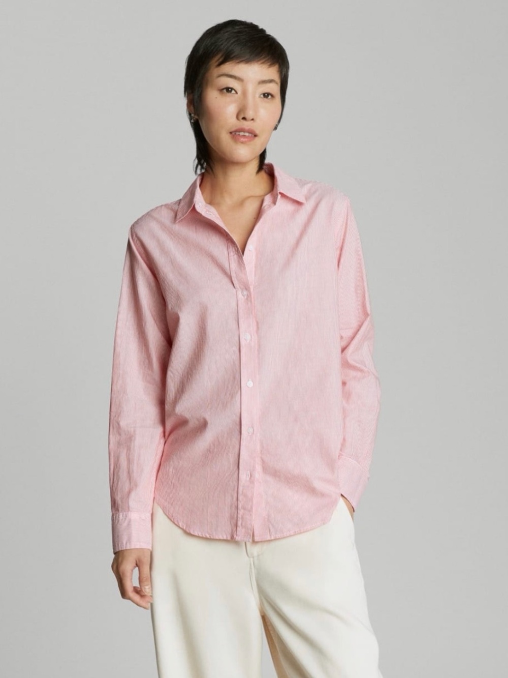 Everlane Silky Cotton Button-Down Shirt